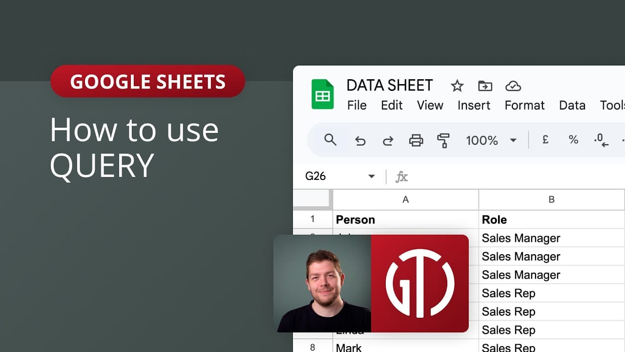 Sådan bruger du QUERY i Google Sheets | Nem vejledning for begyndere