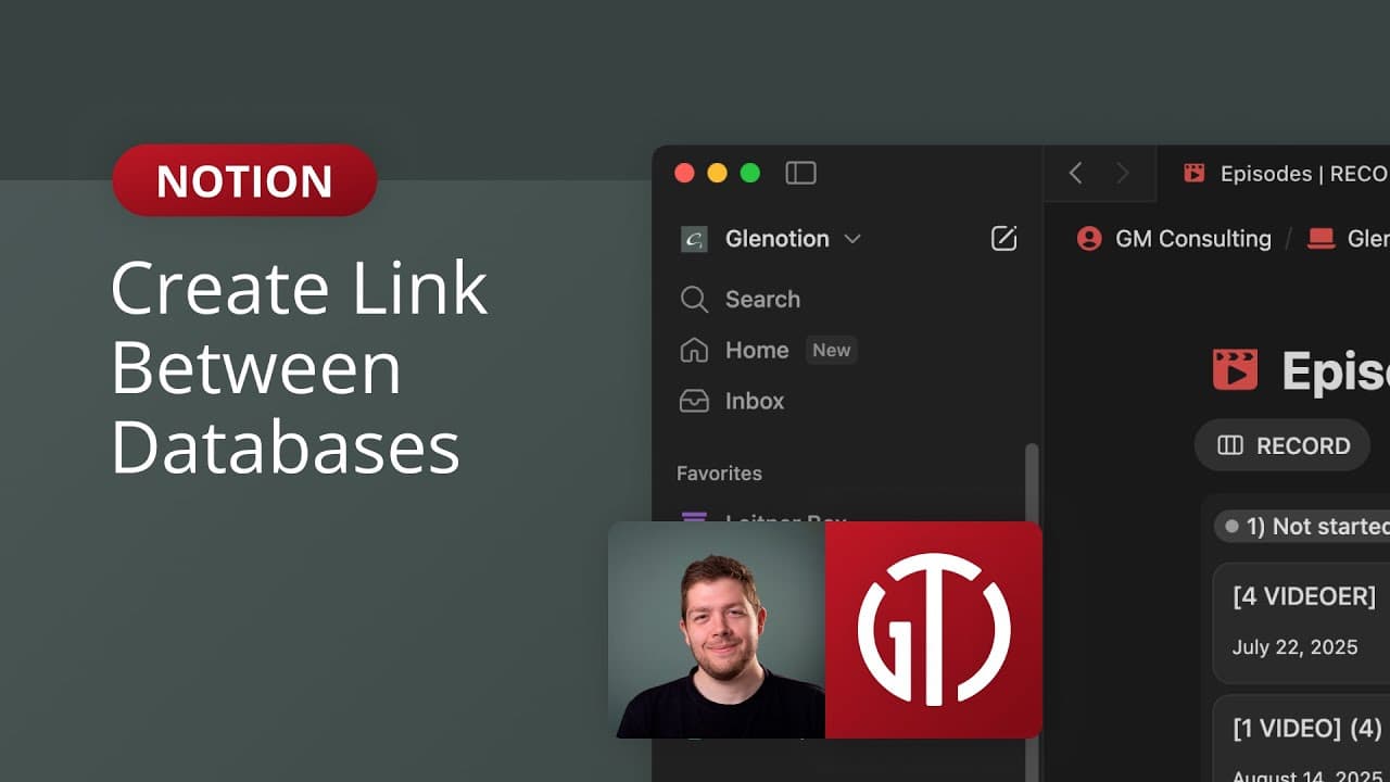 How to Link Databases in Notion (Relation + Rollup Made Easy)