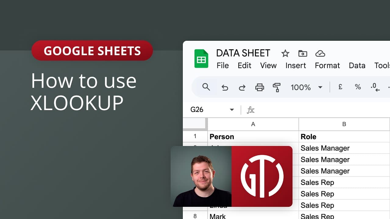 Sådan bruger du XLOOKUP i Google Sheets (begyndervenlig guide)