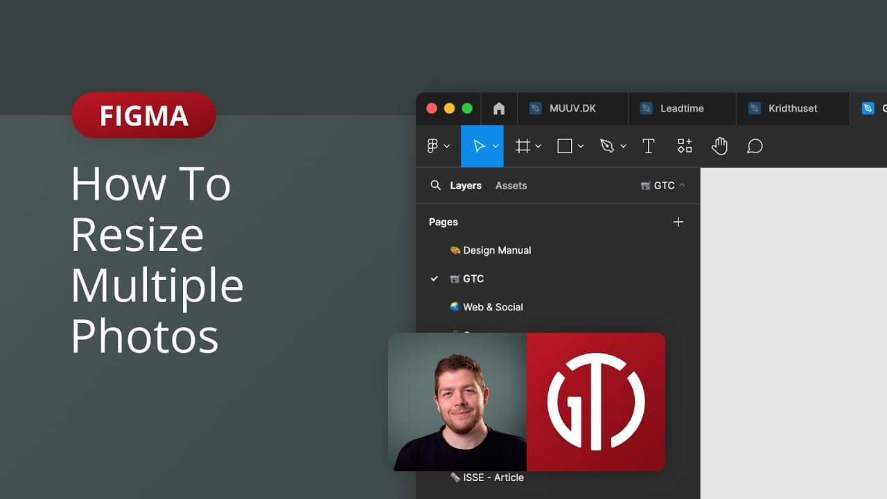 Resize Multiple Photos at Once in Figma — Super Quick Trick!